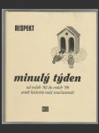 Minulý týden - náhled