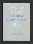 Statistická ročenka republiky Československé 1957 - náhled