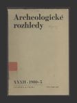 Archeologické rozhledy - ročník XXXII - 1980/5 - náhled