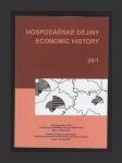 Hospodářské dějiny - Economic History 26/1 - náhled