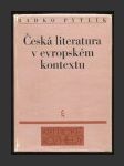 Česká literatura v evropském kontextu - náhled