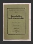 Republika československá - náhled