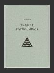 Kabbala poetica minor - náhled