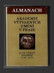 Almanach Akademie výtvarných umění v Praze - náhled