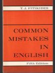 Common Mistakes in English - náhled