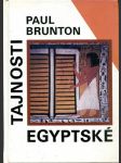 Tajnosti egyptské - náhled