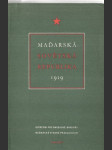 Maďarská sovětská republika 1919 - náhled