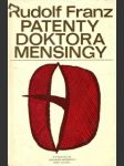 Patenty doktora Mensingy - náhled