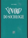 Úvod do sociologie - náhled