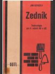 Zedník - Technologie pro 3. ročník OU a UŠ - náhled