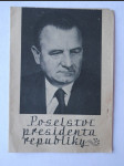 Poselství presidenta republiky (školní mládeži, učitelům a profesorům na Staroměstském náměstí 26. dubna 1948) - náhled