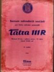 Seznam náhradních součástí Tatra 111R - náhled