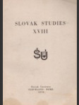 Slovak studies XVIII. - náhled