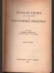 Jedálne lístky na celý rok a kuchárske predpisy - náhled