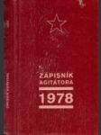 Zápisník agitátora 1978 - náhled