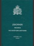 Zborník Múzea vo Svätom Antone 2004 - náhled