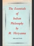 The Essentials of Indian Philosophy by Hiriyanna, M. - náhled