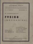 Fysika - Mechanika - náhled