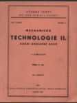 Mechanická technologie II. - Ruční obrábění kovů - náhled