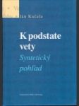 K podstate vety - náhled