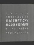 Matematický model večnosti a iné nočné kratochvíle - náhled