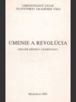 Umenie a revolúcia  - náhled