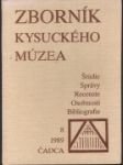 Zborník kysuckého múzea  - náhled