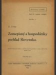 Zemepisný a hospodársky prehľad Slovenska - náhled