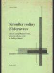 Kronika rodiny Féderovcov - náhled