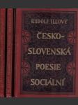 Česko-slovenská poesie sociální I.- III. - náhled