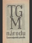 T.G.M. národu - náhled