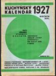 Kuchyňský kalendář 1927 - náhled