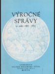 Výročné správy za roky 1967-1972 - Gymnázium Viliama Paulinyho Tótha - náhled