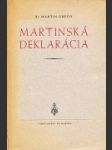 Martinská deklarácia - náhled