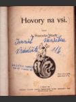 Hovory na vsi, O Babuši a Maruši, Z dědouškových vyprávenek - náhled