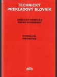 Technický prekladový slovník Hydraulika pneumatika - náhled