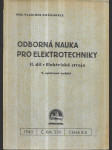 Odborná nauka pro elektrotechniky. 2. díl, Elektrické stroje - náhled