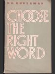 Choose the right Word - náhled