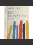 Řeči do prázdna (Adolf Loos) - náhled