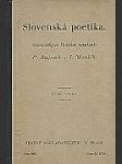 Slovenská poetika - náhled