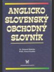 Anglicko slovenský obchodný slovník pojmov a fráz - náhled