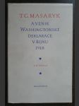 T.G. Masaryk a vznik Washingtonské deklarace v říjnu 1918 - náhled