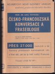 Česko-francouzská konversace a fraseologie - náhled