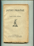 Jazyky pravěké - náhled