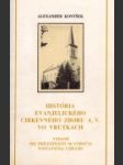 História Evanjelického cirkevného zboru a.v. vo Vrútkach - náhled