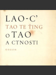 Lao-c' o Tao a ctnosti - náhled