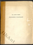 Současná filosofie u Slovanů - La philosophie slave contemporaine - náhled