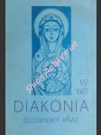 Diakonia - slovenský kňaz 1-2 / 1987 - náhled