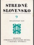 Stredné Slovensko 9. Spoločenské vedy - náhled