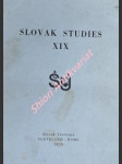 Slovak studies xix / miscellanea 4 / - náhled